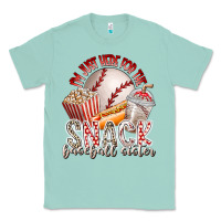 Seafoam i am just here for the snack baseball sister Classic Tee - RacoonDesign