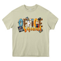 Mossy office squad Heavy Core Tee - NancyCooperArtShop