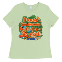 Matcha i teach tiny humans im kind of a big deal Ladies Tee - NancyCooperArtShop
