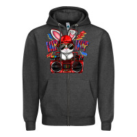 Charcoal Heather hip hop Zipper Hoodie - FaDigitalArtStudio