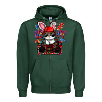 Sports Green hip hop Zipper Hoodie - FaDigitalArtStudio