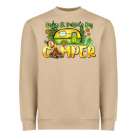 Mushroom Happy St. Patrick's Day camper Heavyweight Sweatshirt - HowdyJamesFarm
