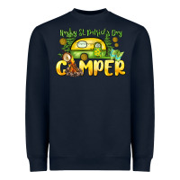 Navy Happy St. Patrick's Day camper Heavyweight Sweatshirt - HowdyJamesFarm