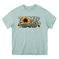 Arona love like jesus sunflowers Heavy Core Tee - NancyCooperArtShop