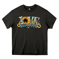 Asphalt love like jesus sunflowers Heavy Core Tee - NancyCooperArtShop