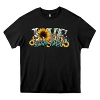 Black love like jesus sunflowers Heavy Core Tee - NancyCooperArtShop