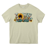 Mossy love like jesus sunflowers Heavy Core Tee - NancyCooperArtShop