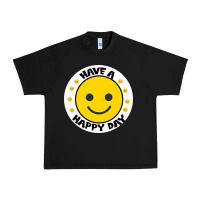 Black Have A Happy Day Urban Heavy Tee - Bettercallsaul