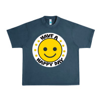 Midnight Navy Have A Happy Day Urban Heavy Tee - Bettercallsaul