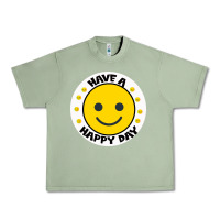 Oil Green Have A Happy Day Urban Heavy Tee - Bettercallsaul