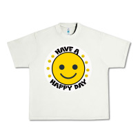 Pistachio Have A Happy Day Urban Heavy Tee - Bettercallsaul