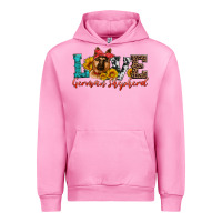 Fuchsia Pink love german shepherd Urban Hoodie - Artiststas