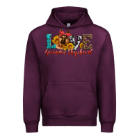 Mauve Wine love german shepherd Urban Hoodie - Artiststas