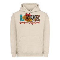 Pigment French Oak love german shepherd Urban Hoodie - Artiststas