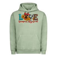 Pigment Oil Green love german shepherd Urban Hoodie - Artiststas