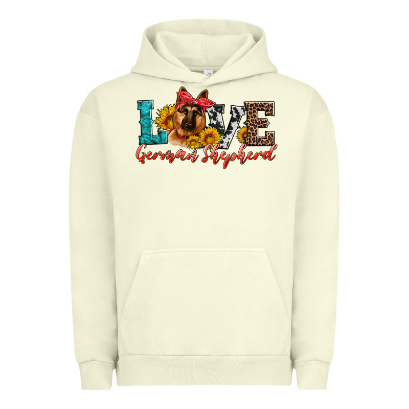 Love German Shepherd Urban Hoodie by Artiststas | Teevron