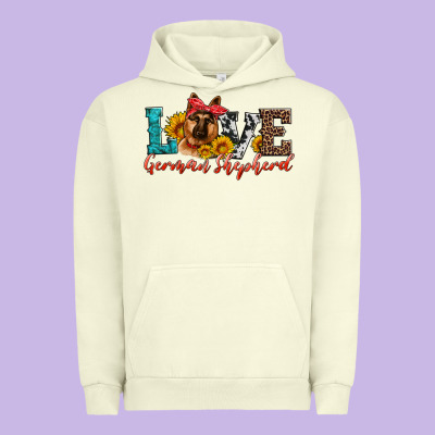 Love German Shepherd Urban Hoodie Designed By Artiststas