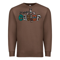 Chestnut Happy Easter Premium Sweatshirt - CowhideDigitalArt
