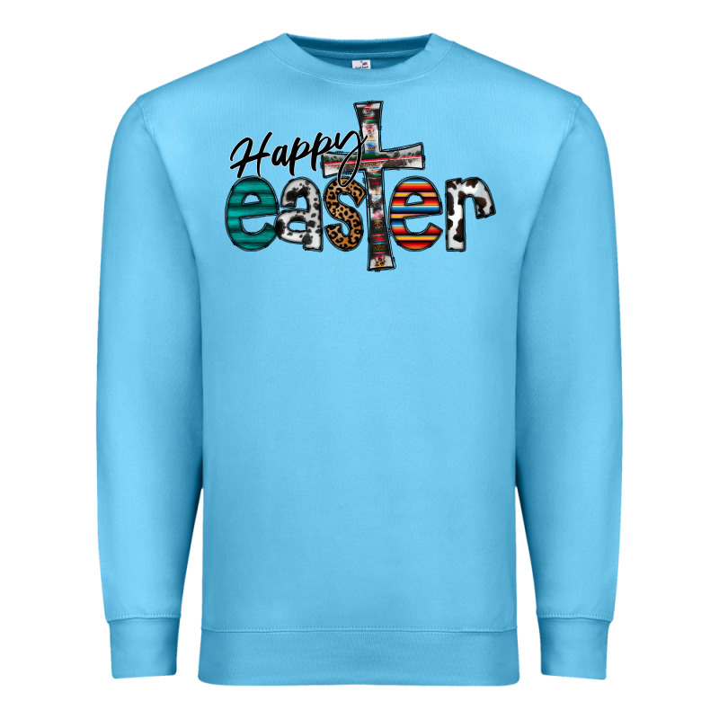 Happy Easter Premium Sweatshirt by CowhideDigitalArt | Teevron