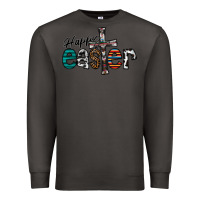 Smoke Happy Easter Premium Sweatshirt - CowhideDigitalArt