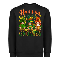 Black Hanging with my gnomies Heavyweight Sweatshirt - HowdyJamesFarm