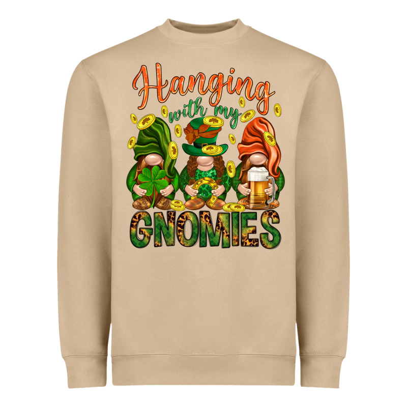 Hanging With My Gnomies Heavyweight Sweatshirt by HowdyJamesFarm | Teevron