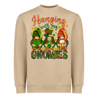Mushroom Hanging with my gnomies Heavyweight Sweatshirt - HowdyJamesFarm