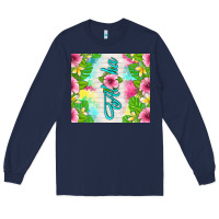 Navy aloha summer Long Sleeve Tee - TumblerDesignByShophia