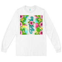 White aloha summer Long Sleeve Tee - TumblerDesignByShophia