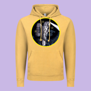 Space Travel Vintage Hoodie Designed By Bettercallsaul