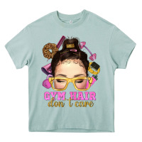 Arona messy bun gym hair dont care Heavy Core Tee - NancyCooperArtShop