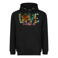 Black Love Snowman Heavyweight Hoodie - CowhideDigitalArt