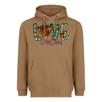 Toasted Coconut Love Snowman Heavyweight Hoodie - CowhideDigitalArt