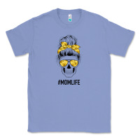Colony Blue Yellow Flower Mom Skull Classic Tee - Bettercallsaul