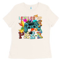 Bone leveled up pre k Ladies Tee - NancyCooperArtShop