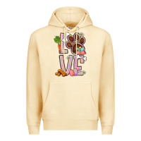 Pina Colada Tie dye easter love dog paw Premium Hoodie - BundleAndBundleShop