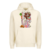 Tofu Tie dye easter love dog paw Premium Hoodie - BundleAndBundleShop