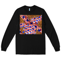 Black 4th of july patriotic usa Long Sleeve Tee - TumblerDesignByShophia