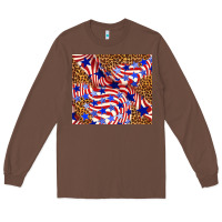 Chestnut 4th of july patriotic usa Long Sleeve Tee - TumblerDesignByShophia