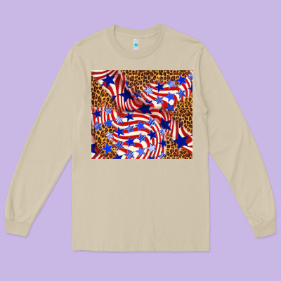 4th Of July Patriotic Usa Long Sleeve Tee Designed By Tumblerdesignbyshophia