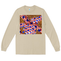 Mushroom 4th of july patriotic usa Long Sleeve Tee - TumblerDesignByShophia