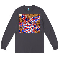 Smoke 4th of july patriotic usa Long Sleeve Tee - TumblerDesignByShophia