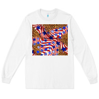 White 4th of july patriotic usa Long Sleeve Tee - TumblerDesignByShophia
