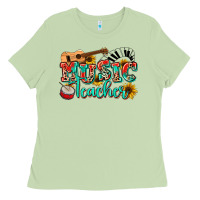 Matcha music teacher Ladies Tee - NancyCooperArtShop