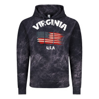 Cloud Black VIRGINIA U.S.A Vintage Hoodie - Bettercallsaul