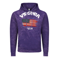 Cloud Purple VIRGINIA U.S.A Vintage Hoodie - Bettercallsaul