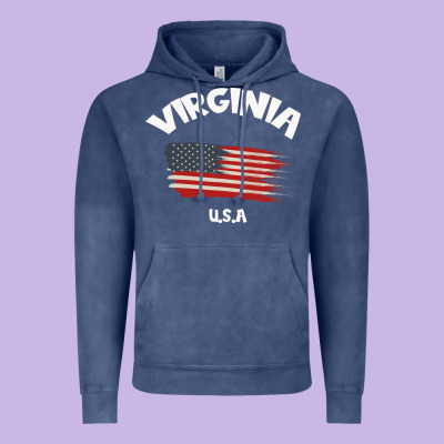 Virginia U.s.a Vintage Hoodie Designed By Bettercallsaul