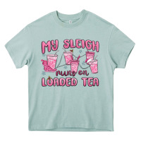 Arona my sleigh runs on loaded tea Heavy Core Tee - MaliasSmallBusiness