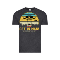 Vintage Black UFO Vintage Retro Alien Outerspace Spaceship Vintage Tee - Bettercallsaul