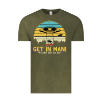 Vintage Olive UFO Vintage Retro Alien Outerspace Spaceship Vintage Tee - Bettercallsaul